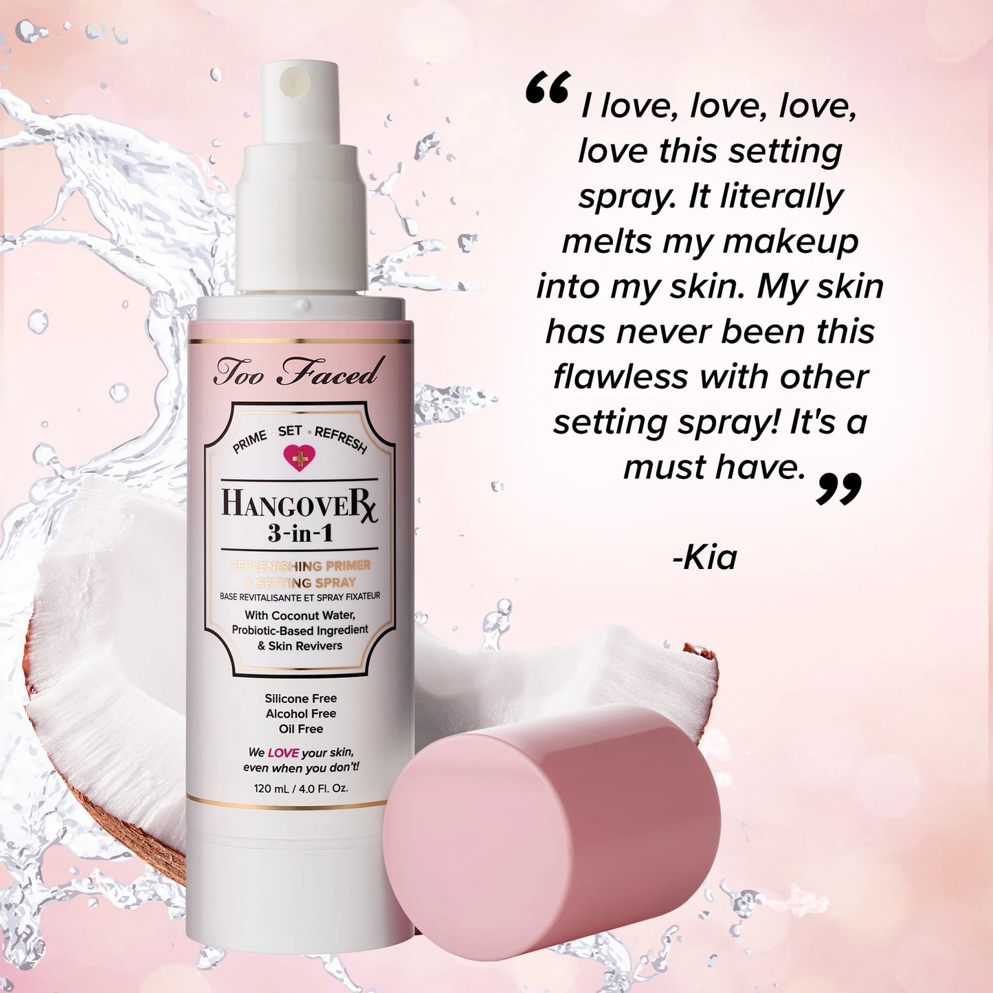 Too Faced Hangover 3-in-1 Replenishing Primer & Setting Spray