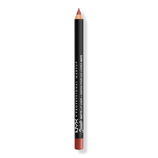 NYX Professional Makeup Suede Matte Lip Liner Velvet Soft Vegan Lip Pencil