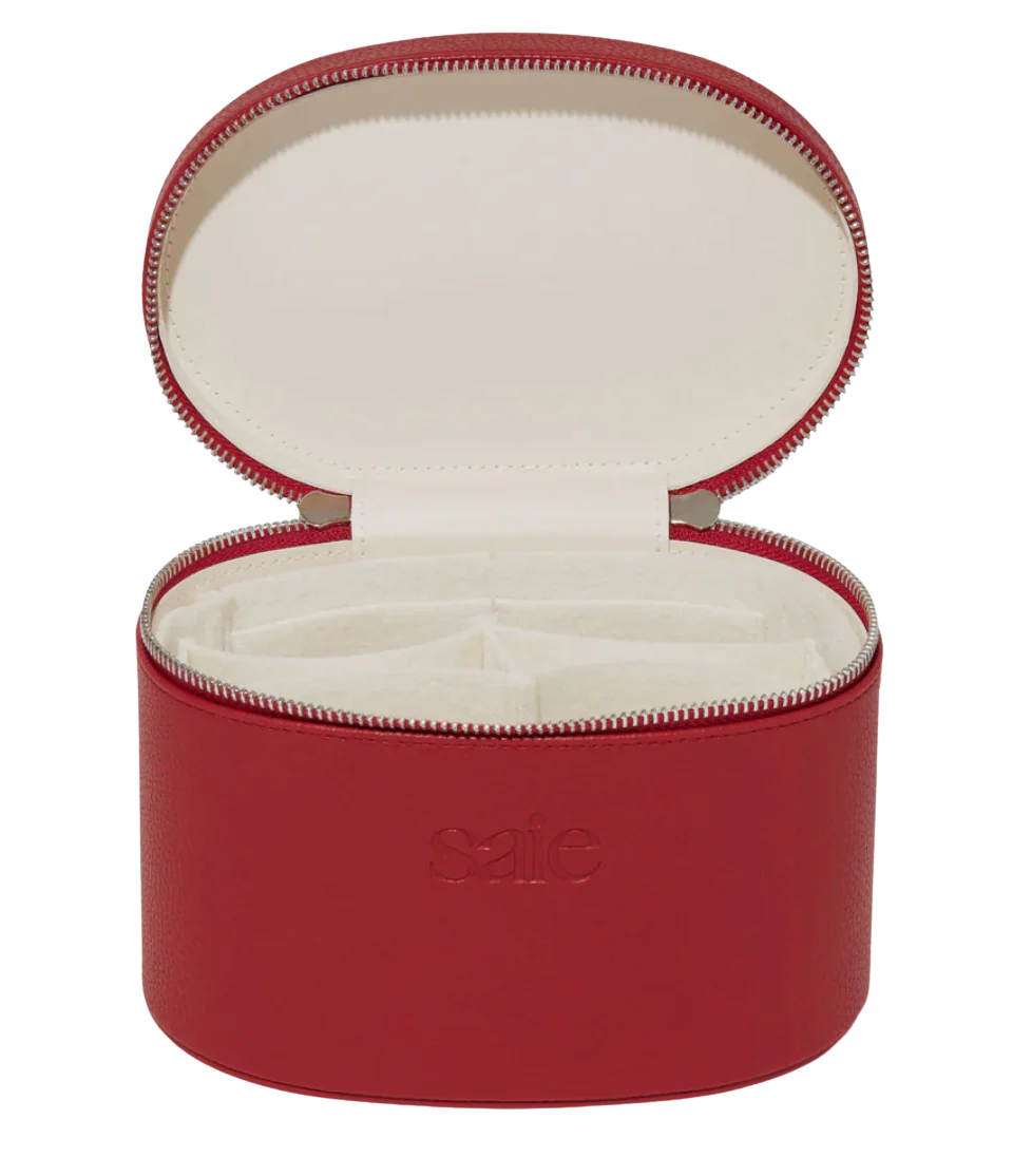 PRE ORDER Saie Mini Vanity Case in Red