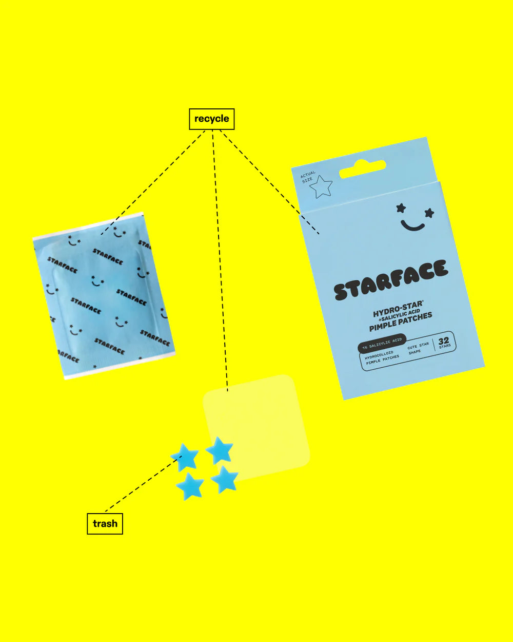 Starface Hydro-Star + Salicylic Acid Pimple Patches