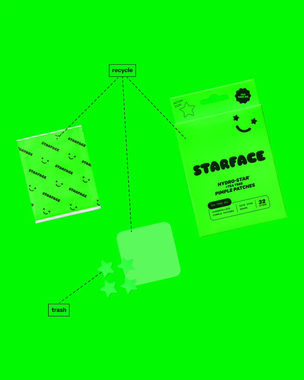 Starface Hydro Star +Tea Tree Pimple Patches