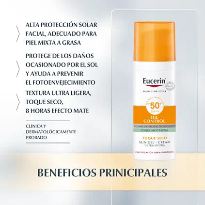 Eucerin Sun Face Oil Control FPS50+