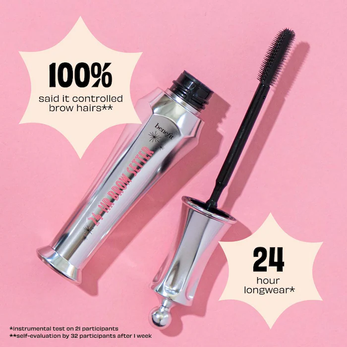 Benefit 24-HR Brow Setter Clear Brow Gel with Lamination Effect