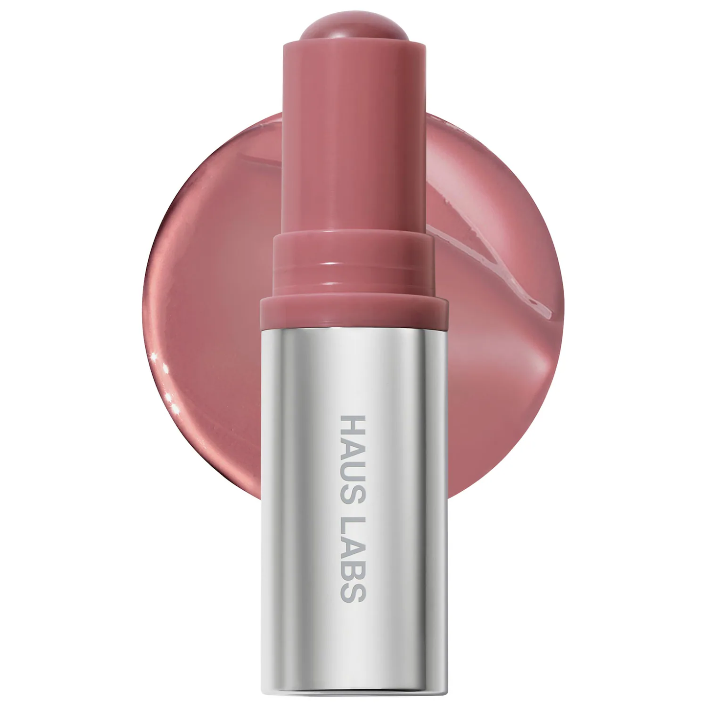 HAUS LABS Color Fuse Longwear Hydrating Glassy Lip + Cheek Blush Balm Stick