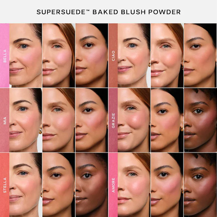 Saie SuperSuede™ Talc-Free Powder Blush
