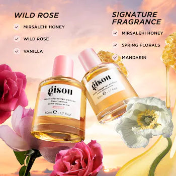 Mini Honey Infused Hair Perfume Wild Rose 50ml