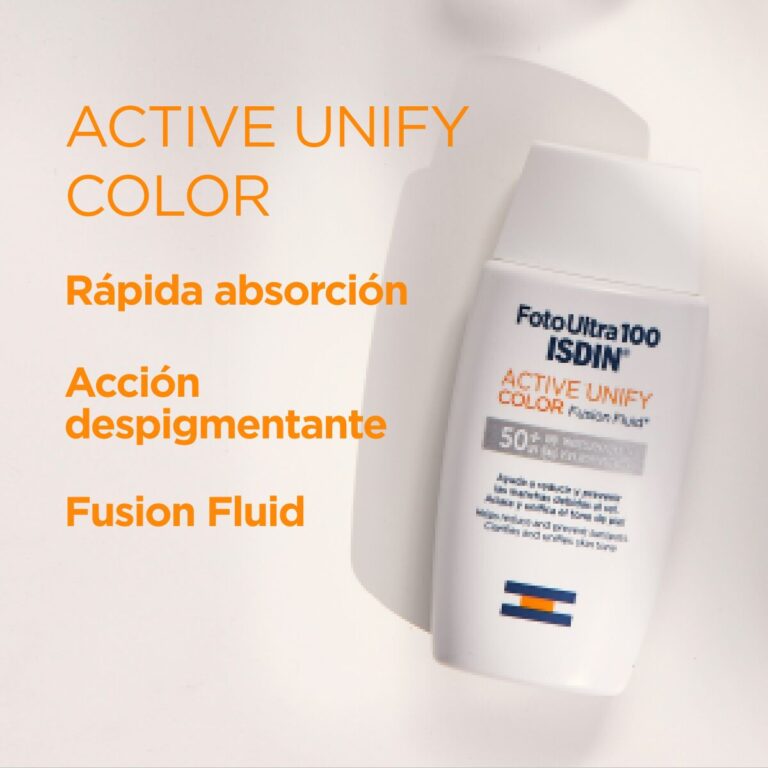 ISDIN Bloqueador Active Unify COLOR Fusion Fluid SPF 50+