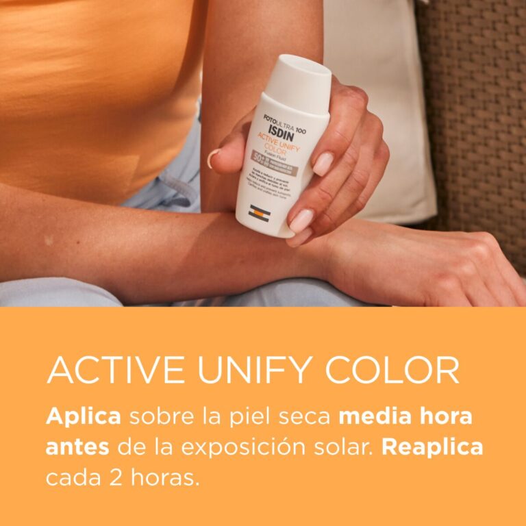 ISDIN Bloqueador Active Unify COLOR Fusion Fluid SPF 50+